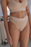 BASERANGE Stretch Flared Briefs UNEL Collection Ribbed Cotton Portugal BAS-UNEL-BL-000-HAPTIC